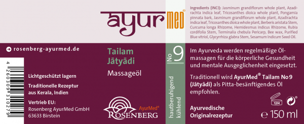 Jātyādi Öl 150 ml